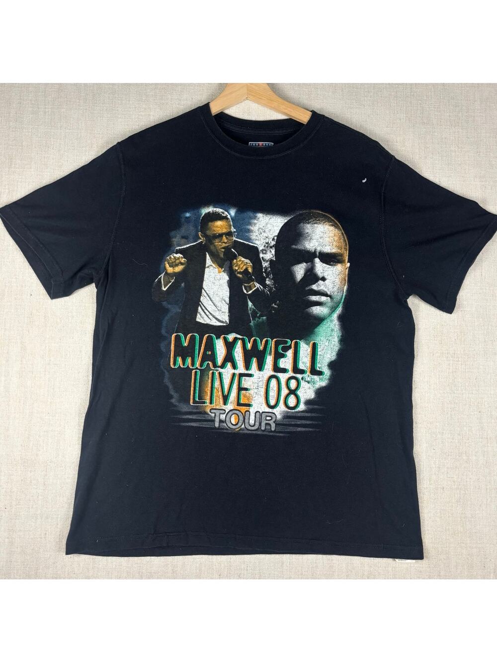 Vintage Maxwell Live 08 Tour Jazmine Sullivan Y2K Medium Concert Shirt